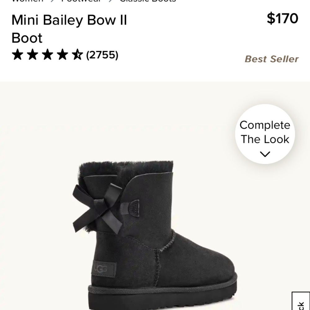 NWT! Mini Bailey Bow II Boot